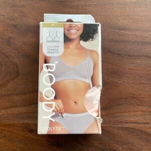 Boody LYOLYTE Triangle Bralette -NWT, light pink Size M